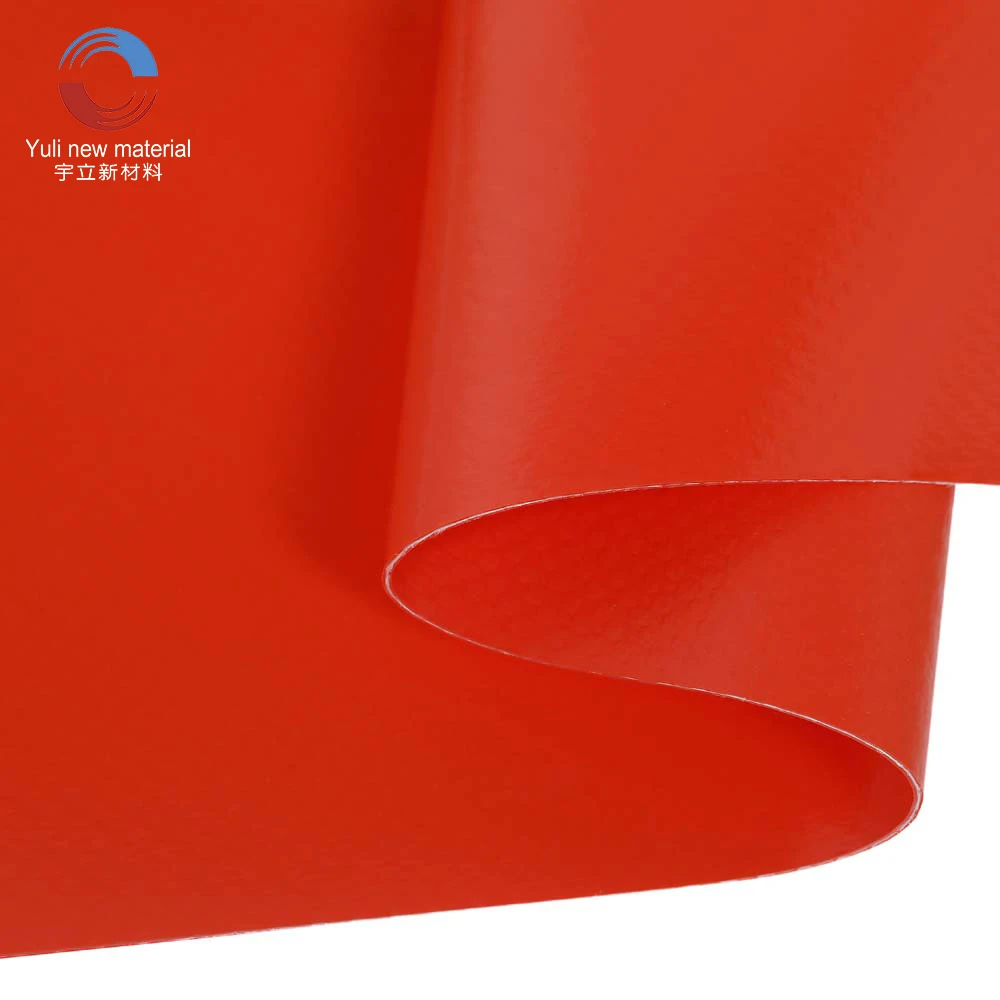 high quality tarpaulin for PVC roller shutter door material PVDF surface treatment