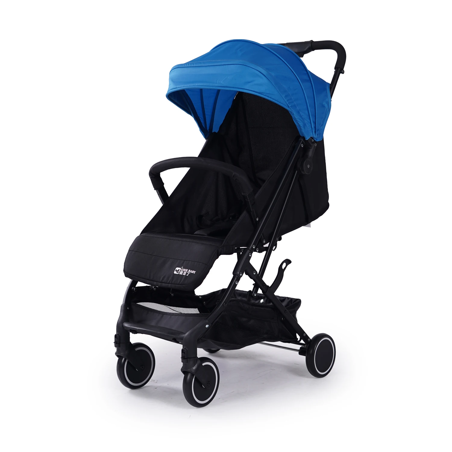 Super light weight double baby trolley stroller