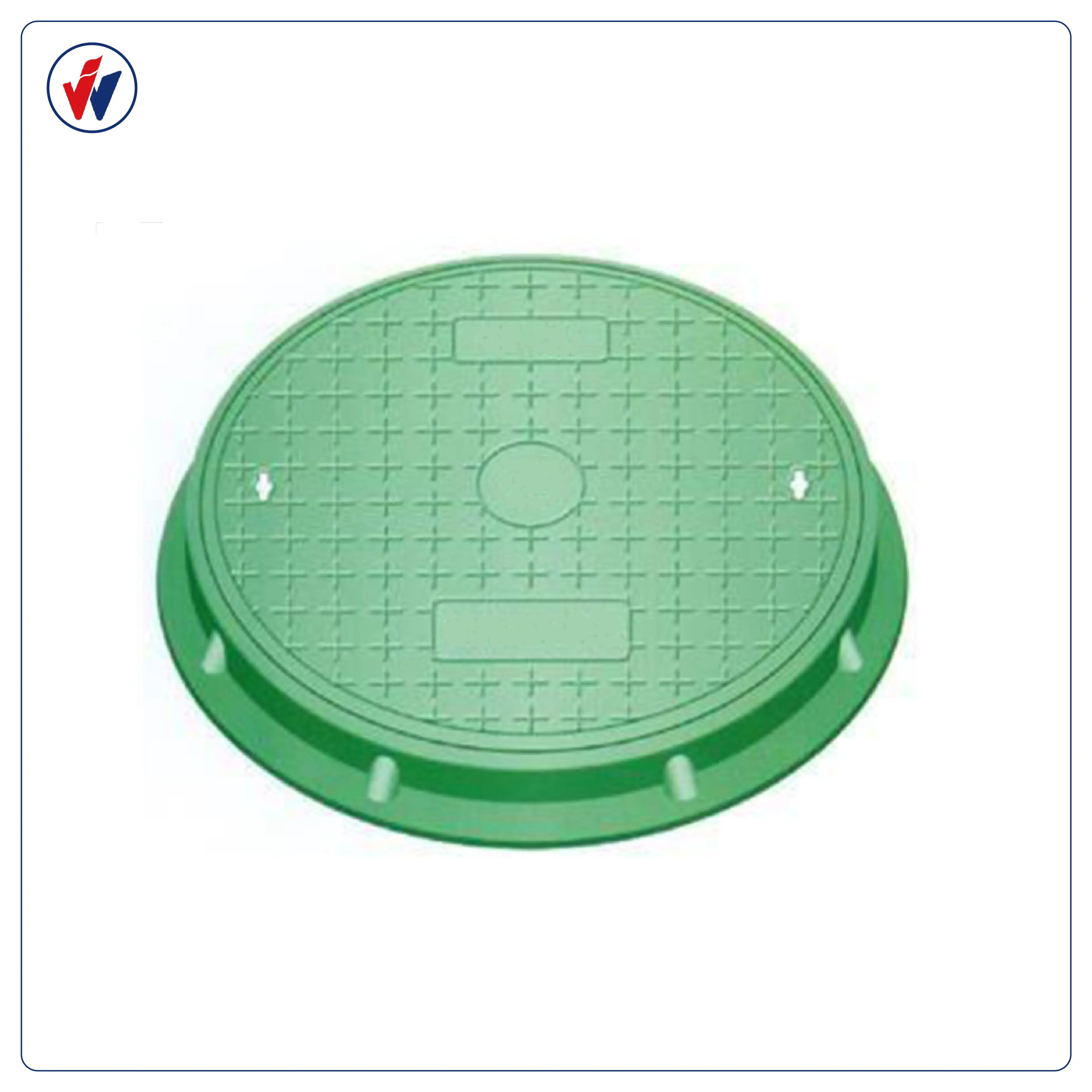 D400 Casted Ductile Iron Manhole Cover high quality round hinged manhole cover