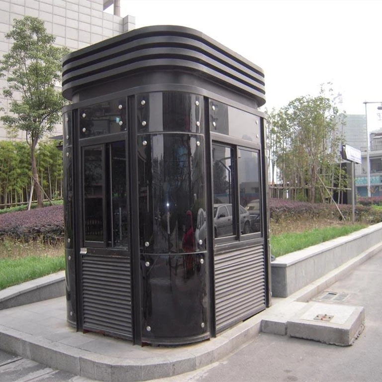 
High quality security guard house prefabricated sentry box outdoor guard booth 