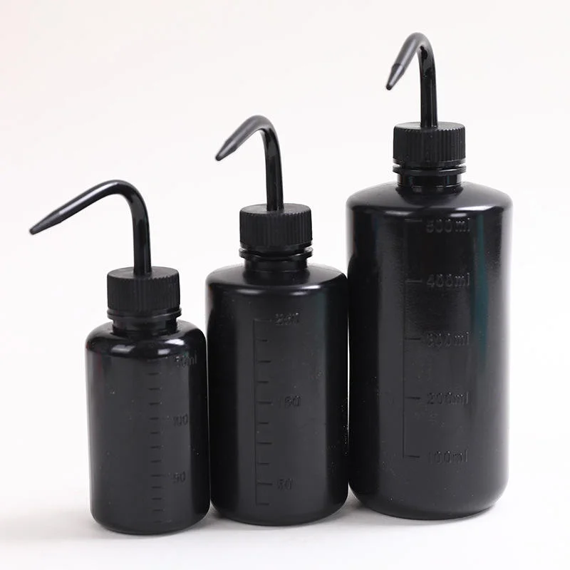 150ml 250ml 500ml 1000ml Plastic Squeeze Lab Wash Bottle Water Rinse Squirt Bottle For Tattoo Eyelash Cleaning Lash Bath Bottle