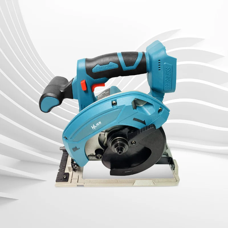 HENGLAI Battery Saw Machine Electric Circular Saw New Model 21V 165mm Cordless Brushless Motor Circular Saw