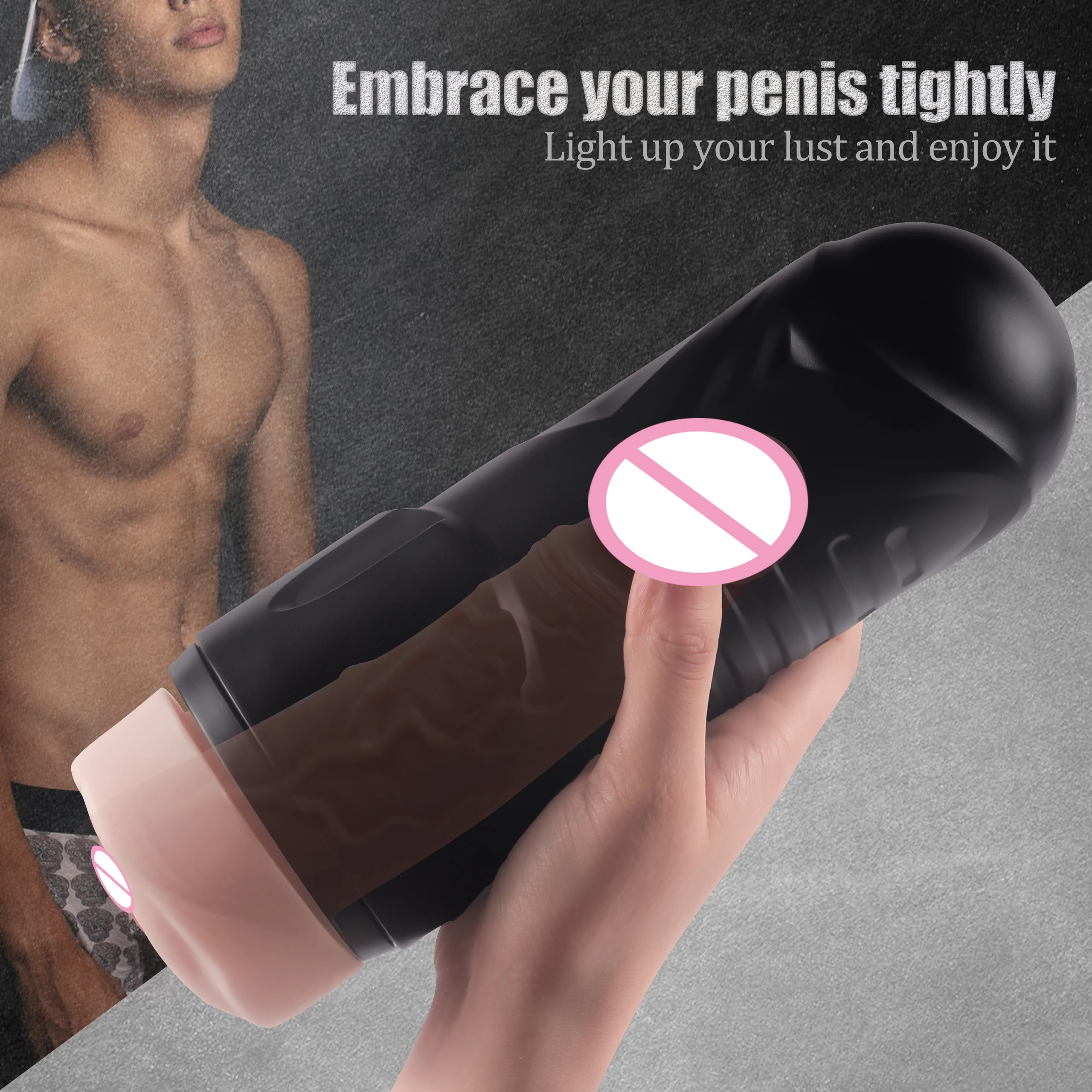 adult men male masturbation machine aircraft cup sleeve silicone high quality sex toy for man masturbators for men maschile