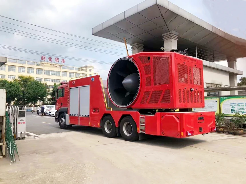 MAN 4X2 Scania LHD Foam/dry powder/water tank fire engine truck Smoke exhaust engine Smoke exhaust engine
