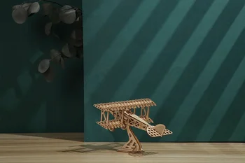 Оптовая продажа Новые Образовательные товары деревянные 3d модели самолетов детские головоломки украшения ручной работы