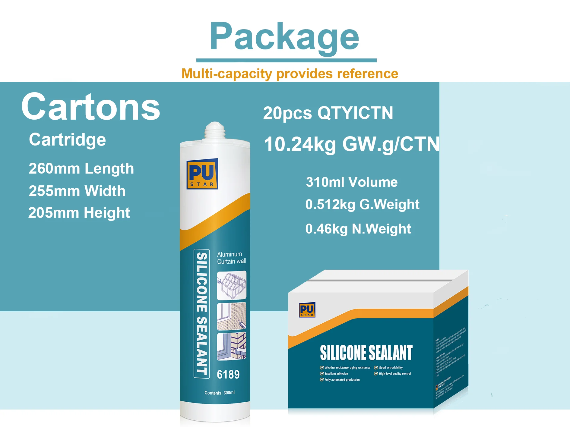 OEM GP Acid Silicone Sealant Acetic Glass Adhesive Quick Dry For Kitchen Sink