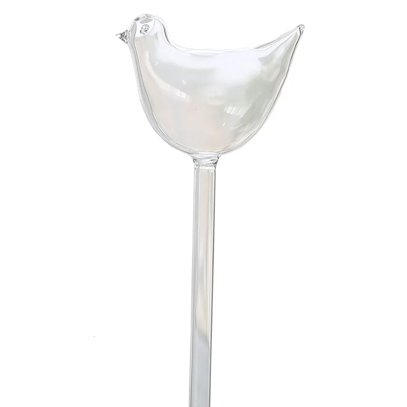 Hand-blown glass bird watering device Family green plant pot soaker automatic