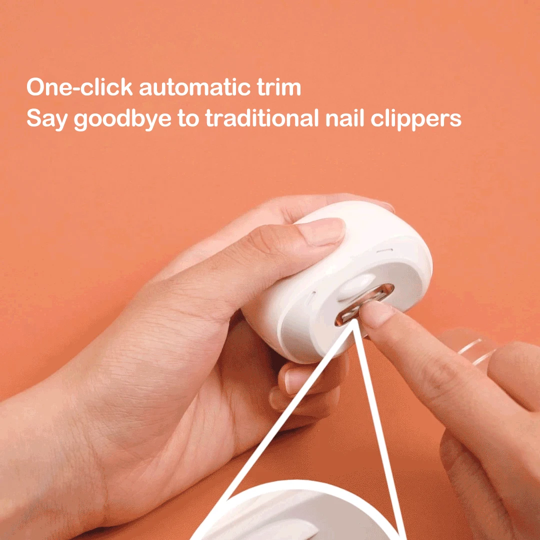 Youpin Seemagic Electric Nail Clippers With Light Automatic Trimmer Nail Cutter Manicure Professional Nail Correct