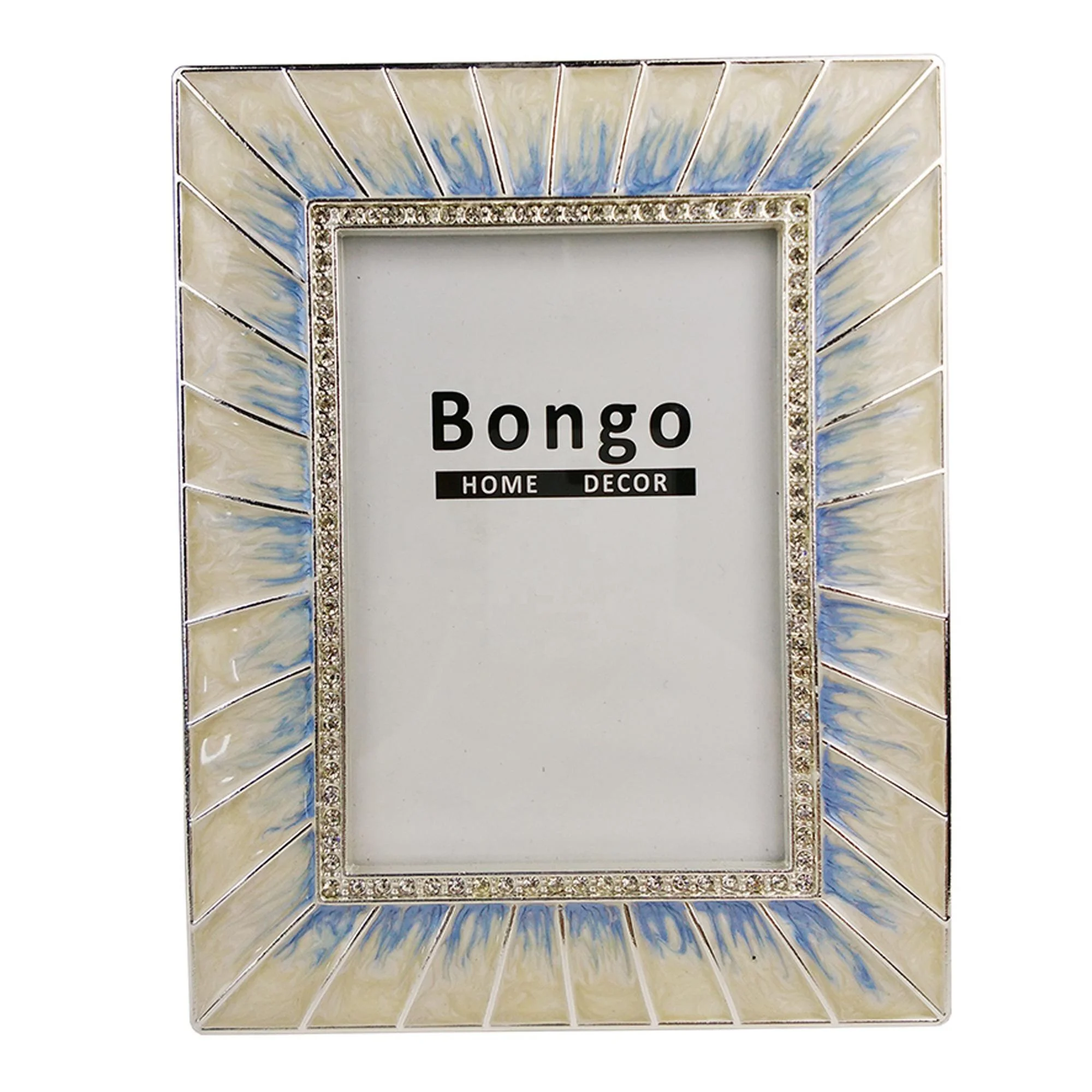 wholesale gold plated metal enamel picture photo frame