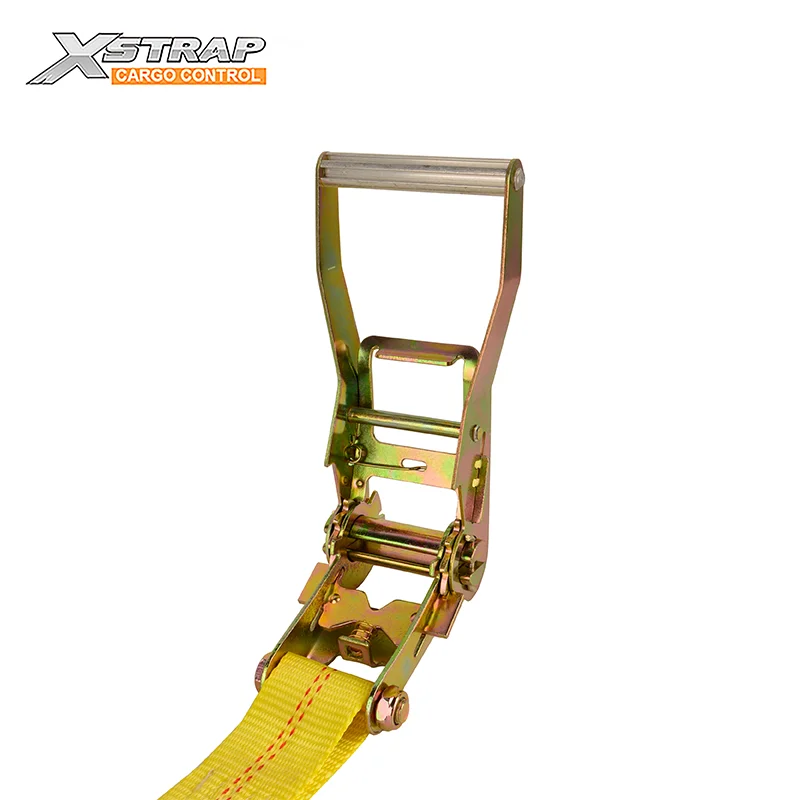 2 Inch Custom Logo Printing Ratchet Tie Down Strap Cargo Polyester Lashing Belt