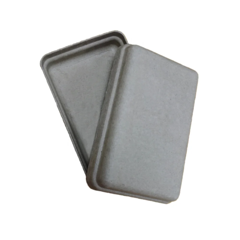 Factory Wholesale Luxury Biodegradable Paper Pulp Packaging Boxes Eco-friendly Raw Material Clamshell Box