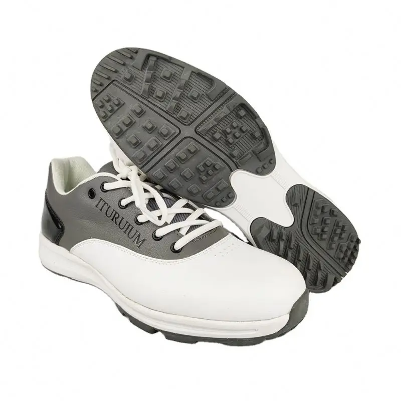 ITURUIUM 2020 New Brand Breathable Training Golf Shoes for Men waterproof Anti Slip Professional Golfing Footwear Male