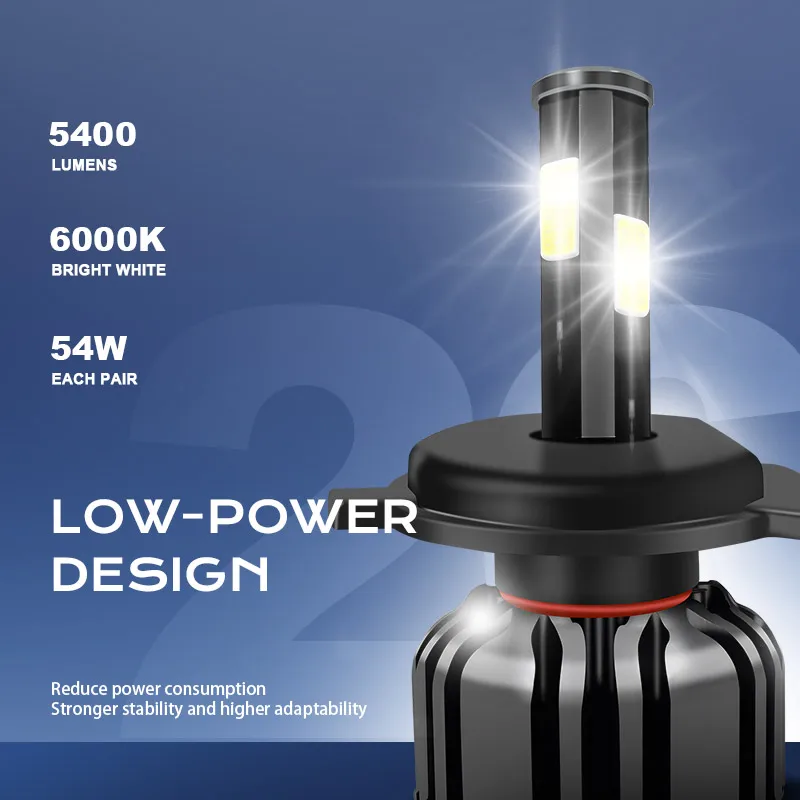 360Light Brand 4sides LED headlights 4A series H4 7000lm high low beam inexpensive car head light