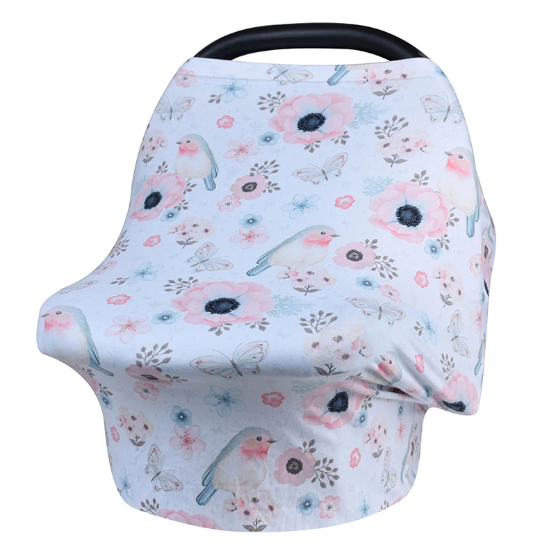  Custom Mother Nursing Feeding Rainbow Scarf Cover Infant Carseat Canopy Stretchy Baby Car