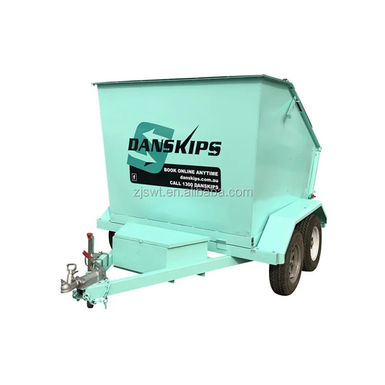 Hydraulic Bins Tipper Bin Trailers Mini-Dumpster