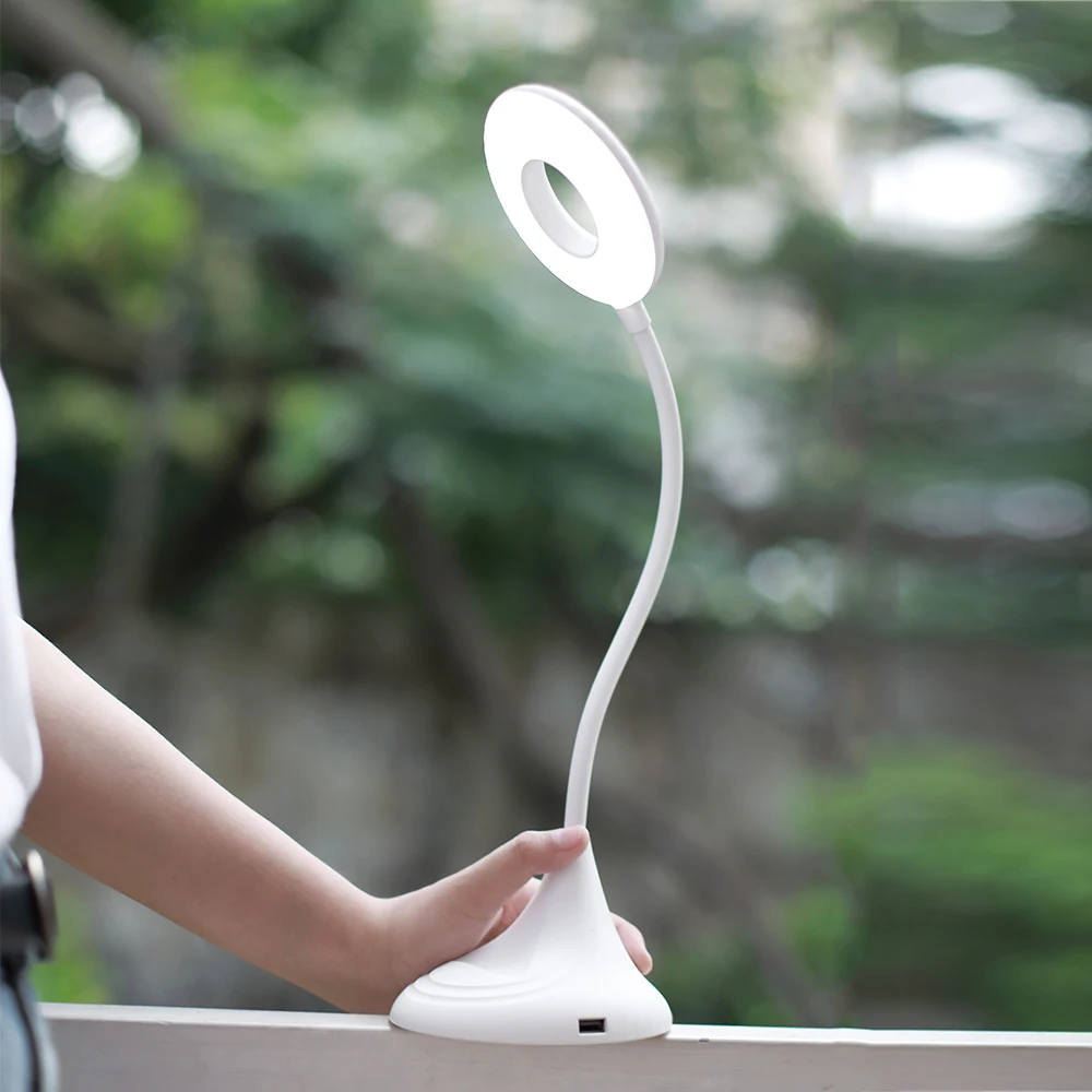 Лидер продаж, новинка, креативное ремесло, регулируемое освещение, Уход за глазами, гибкая сенсорная настольная лампа, Современная со светодиодной подсветкой