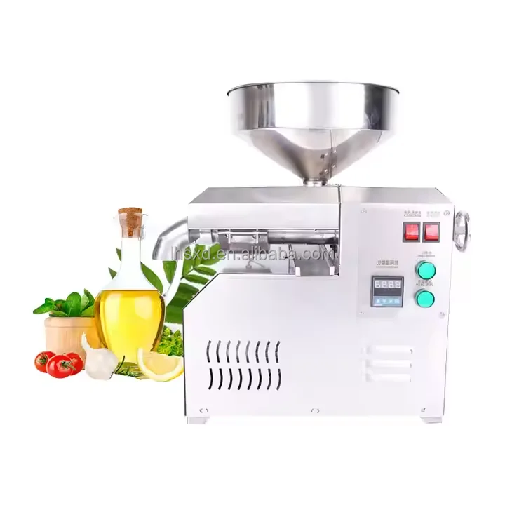 Stainless steel household press oil machine commercial oil press wholesale oil presser