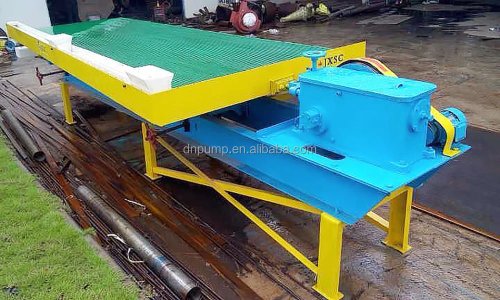 JXSC Placer Gold / Rock Gold Gold Concentration Shaking Table Machine