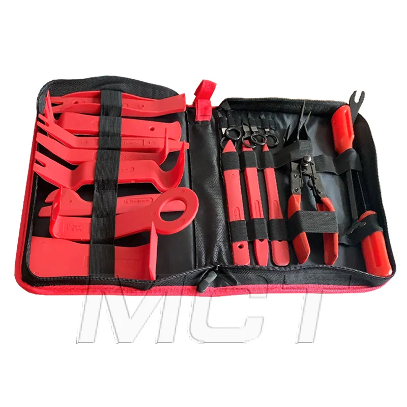 19 car panel removal tools with storage bag car trim removal kit