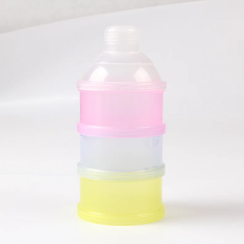 Baby Milk Powder Formula Dispenser Stackable 3 Layers Formula Dispenser Container
