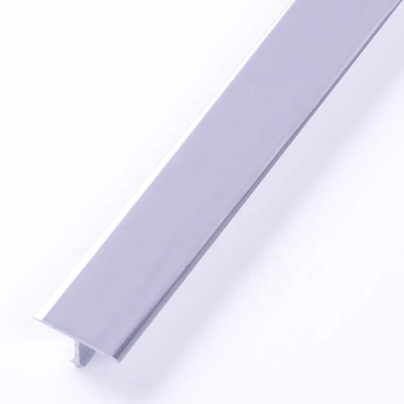 Foshan FSF Metal Decorated Profile T Shape Aluminum Floor Transition Trim Strips for Ceramic Tile Corner