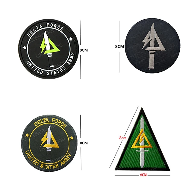 A Sets Office Uniform Stick On Arms Sleeve Customized Patch For Shirts Emblems Patch With Embroidery PVC  Clothing Accessories