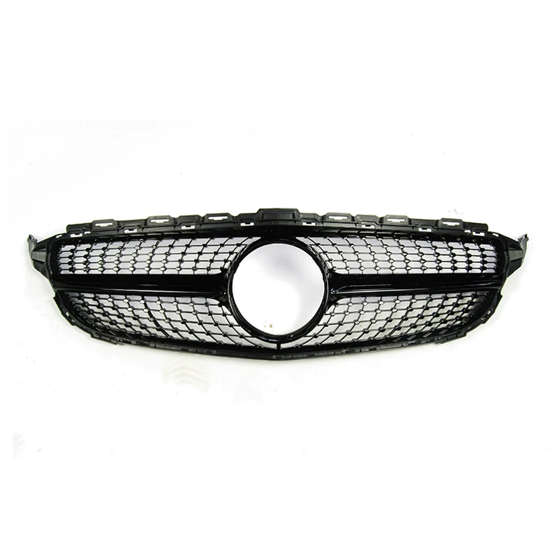 
Diamond front bumper grille mesh hood for Mercedes c class W205 grille 