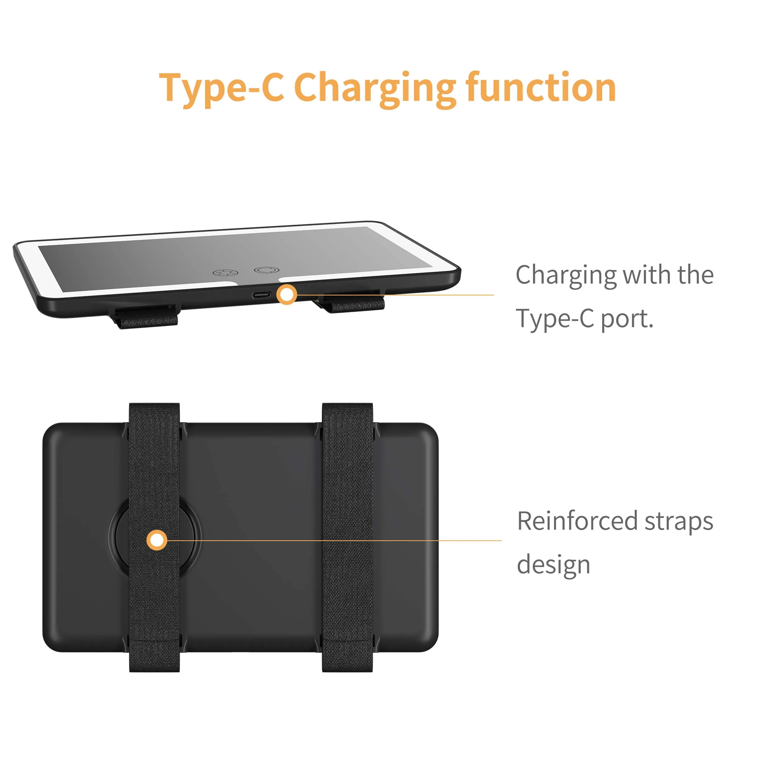 Portable Make Up Side Travel Rechargeable Cosmetic Travel Makeup Car Sun Vanity Visor Mirror With Led Lights