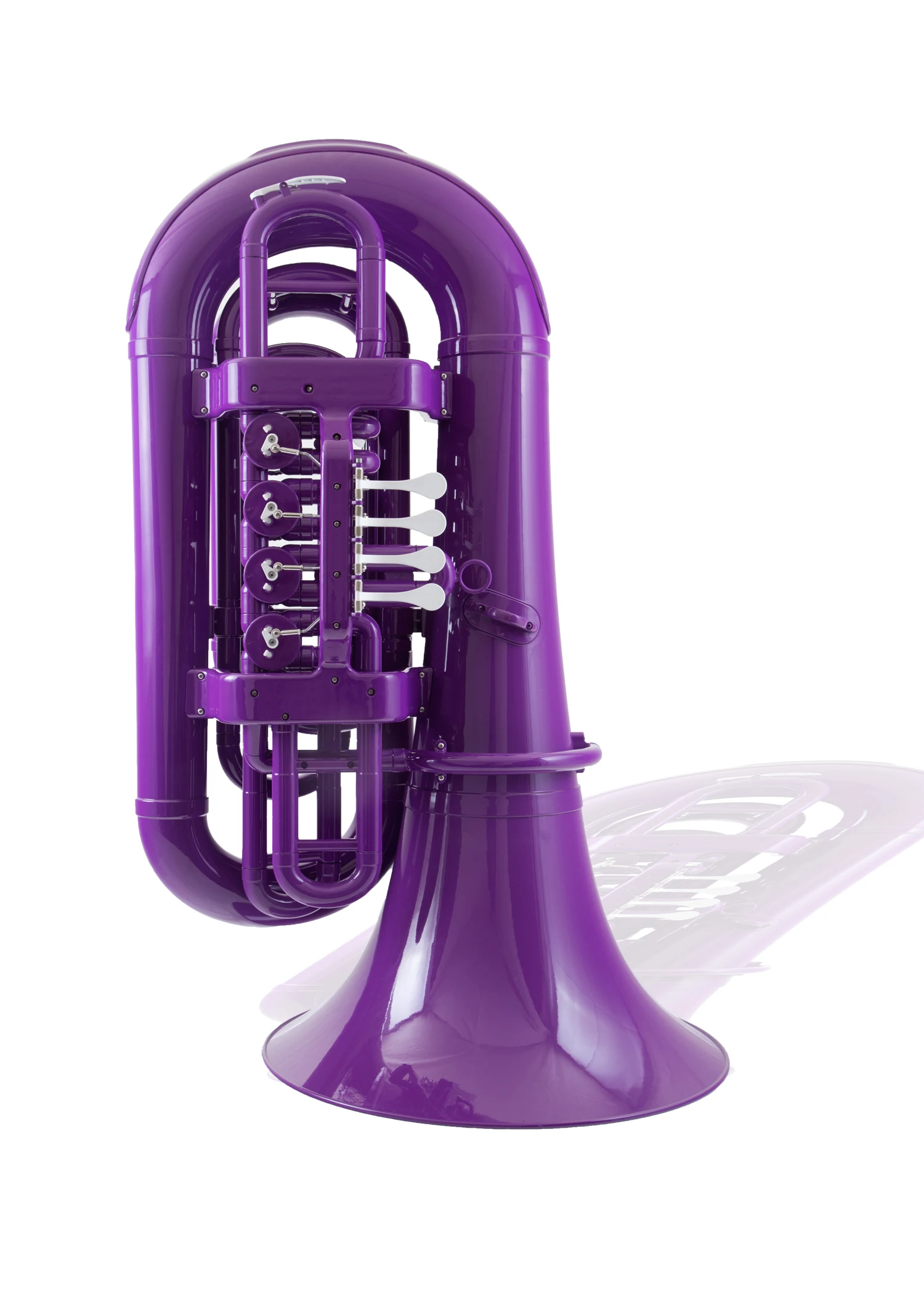 Abs Plastic Marching Tuba 4 Piston Valve Tuba for Sale(TU230P)