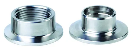 Sanitary SMS DIN 3A standard stainless steel 304 316L forged expanding triclamp ferrule connector