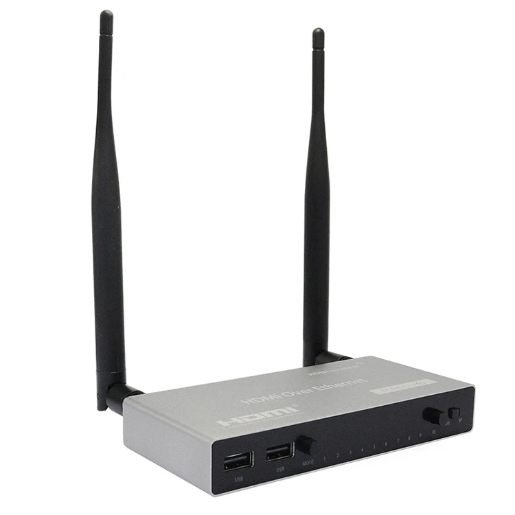 Cat6 Video Hd Wireless Transmission Wifi Kvm 1080P H.264 200M Matrix Kvm Fiber Optic Usb Hdmi Extender