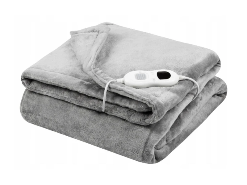 China twin queen king Flannel fur chunky warm designer quilted fleece Sherpa Electric Throw Heating Heated bed mattress blanket