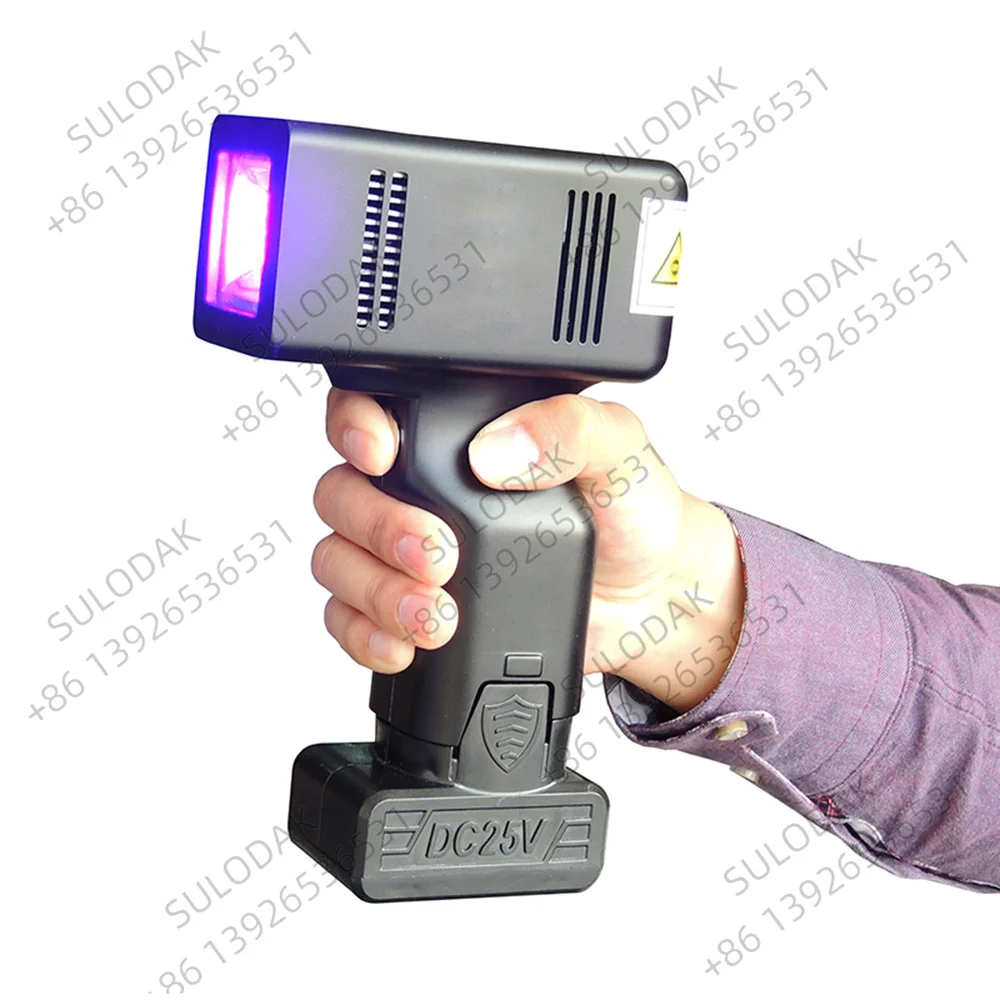 Hand Held Battery Operated LED Cured Light 20*20mm Uv Led Car Furniture Paint Instant Dry Curing Lamp Sample Making Surface Dry