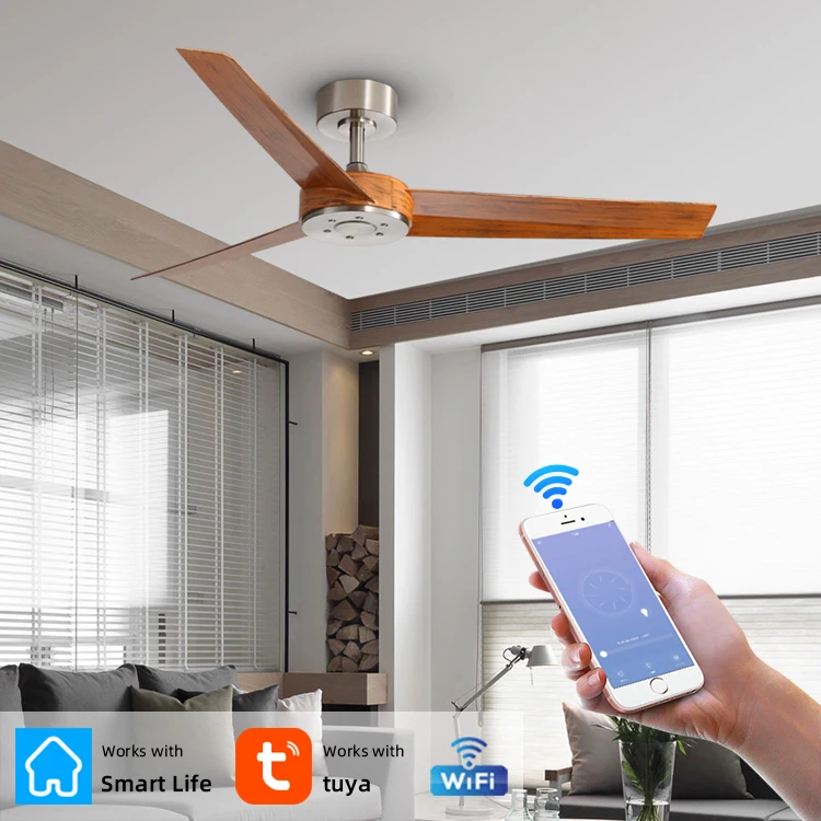 ESC LIGHTING ceiling fan modern abs blades vintage 220 v commercial ceiling fan with remote control for home