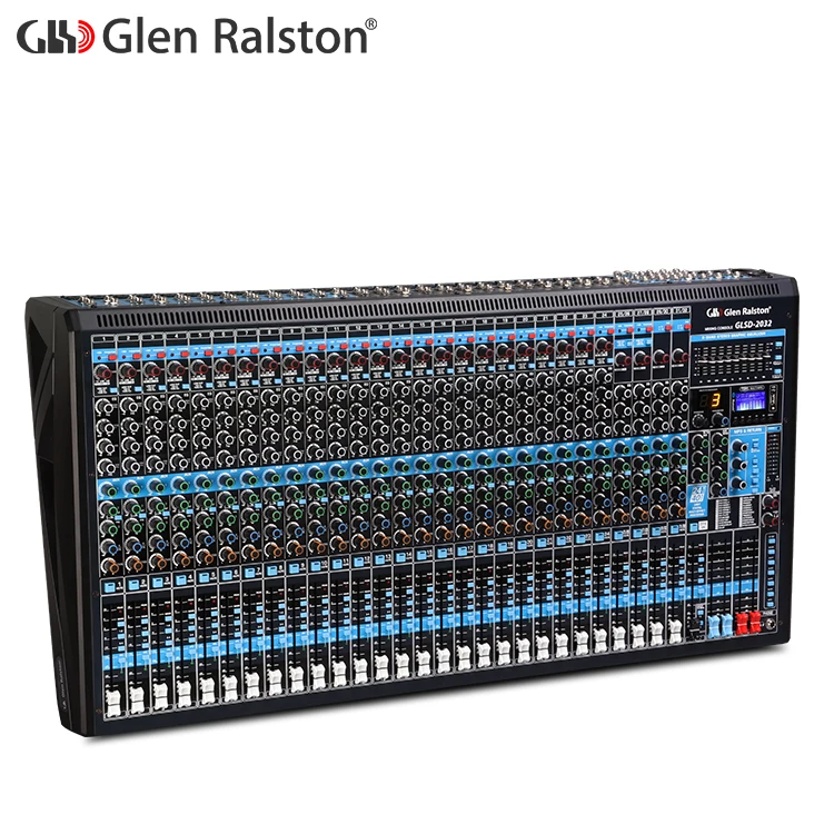 Glen Ralston GLSD-2032 Professional Dual Function Large Digital Audio Mixer