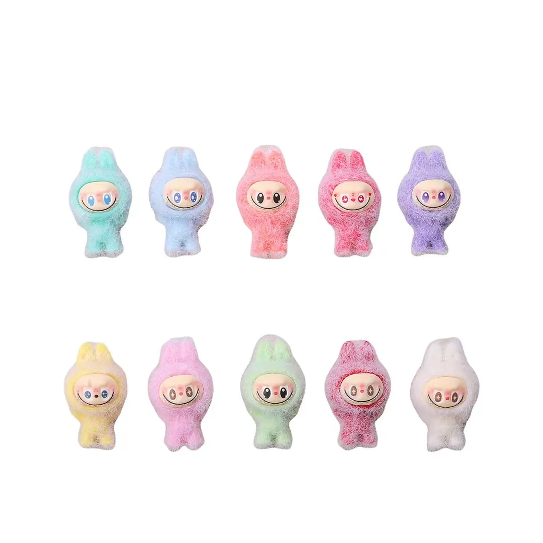 Mini Flocking Cloth Simulation Miniature Acrylic Three-Dimensional Diy Jewelry  Homemade Jewelry Accessories Wholesale