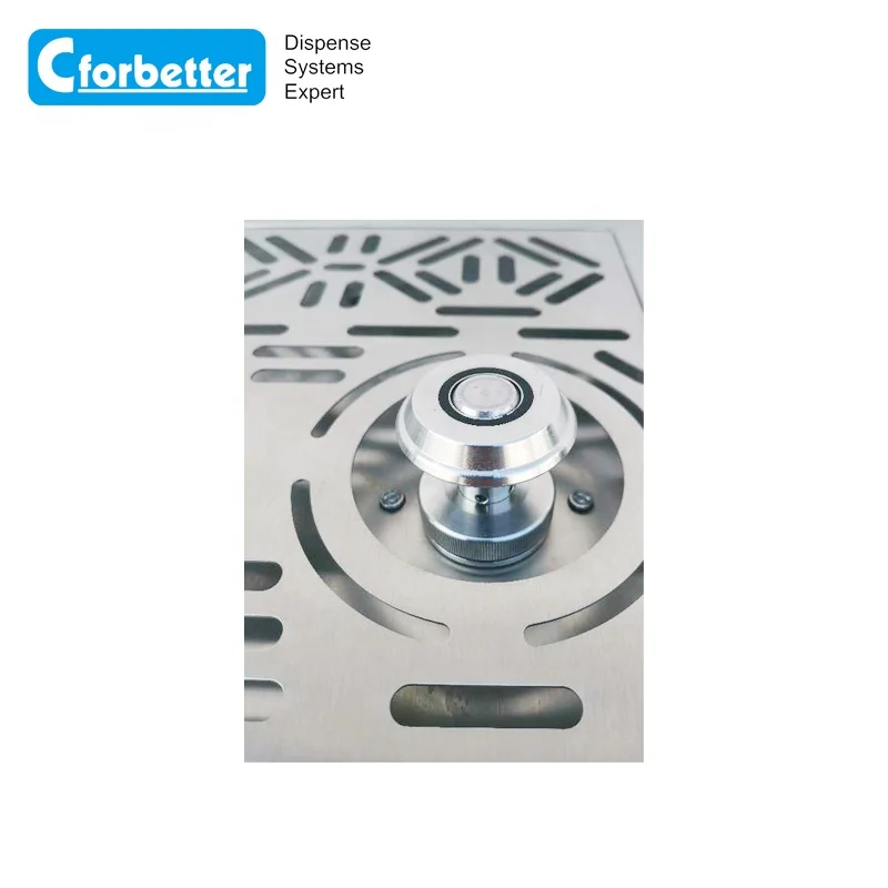 
Four heads bottom up dispenser beer cooler 