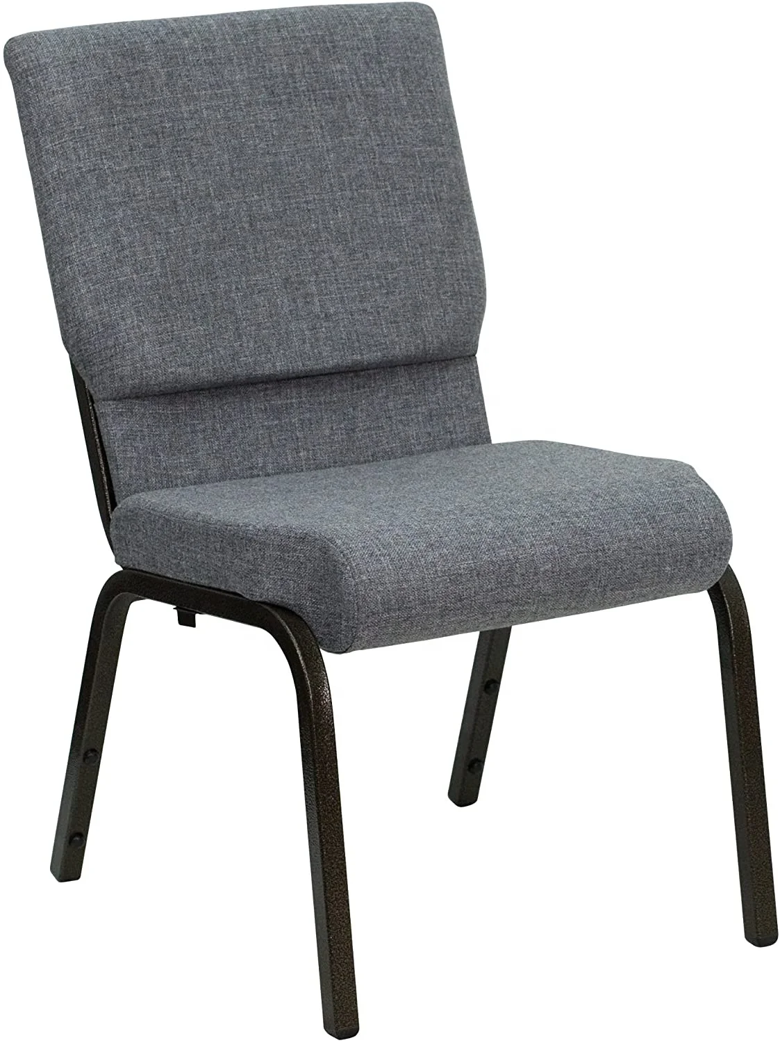 Wholesale Cheap Used Modern Stack Gray Stackable Metal Aluminium Iron Steel Padded Interlocking Church Chair