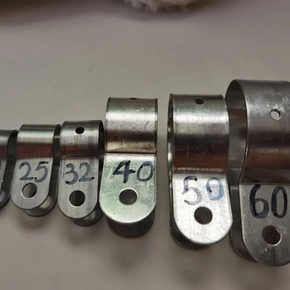 greenhouse accessories spring clip sheet metal fabrication stamping part long clip  oval pipe clip