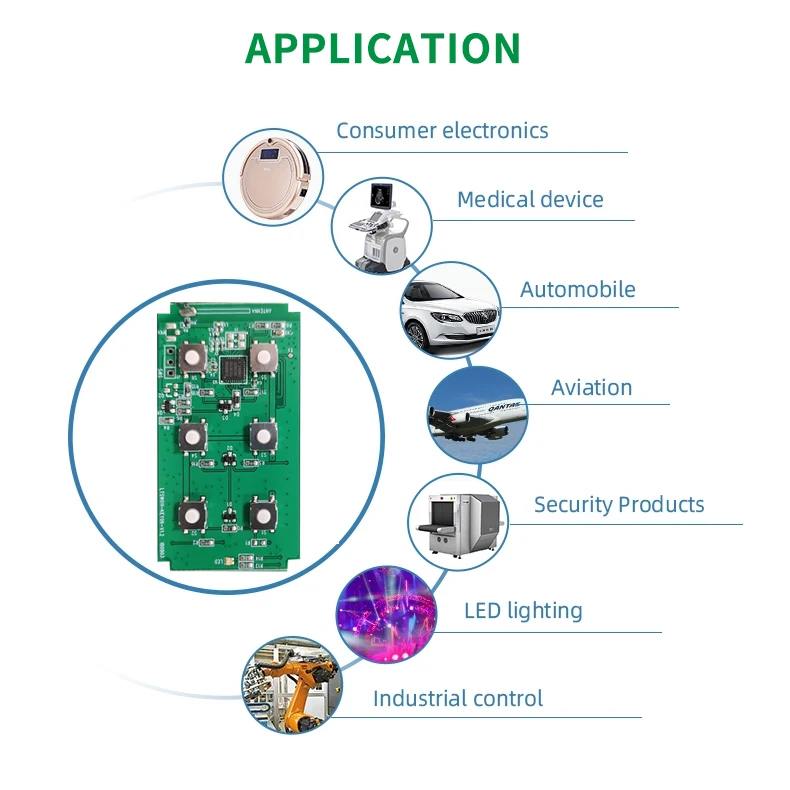 Высокое качество SMT паяльник компонент PCB обслуживание охранной сигнализации детектор дыма
