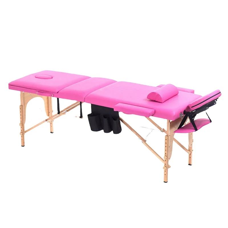 Factory Direct Supply Spa Massage Bed Portable Foldable Beauty Tattoo Bed Massage Table