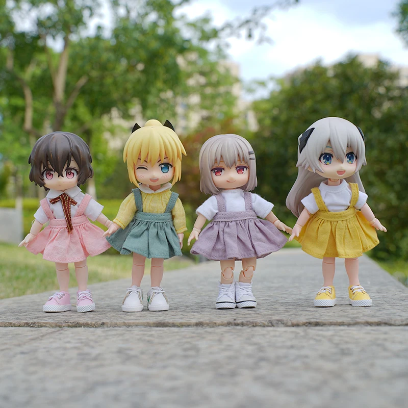 Ob11 Beautiful Dress Small Skirt 12 Points Bjd Baby Dress For 1/12 Bjd Dolls, Gsc Body