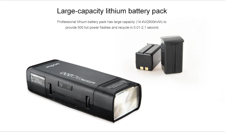 200 Вт вспышка с гарантией godox AD200 портативный уличный студийный комплект вспышки для профессиональной фотографии