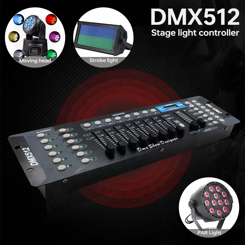 Производитель 192 канала Pro сценический движущийся головной свет DMX512 DJ контроллер освещения