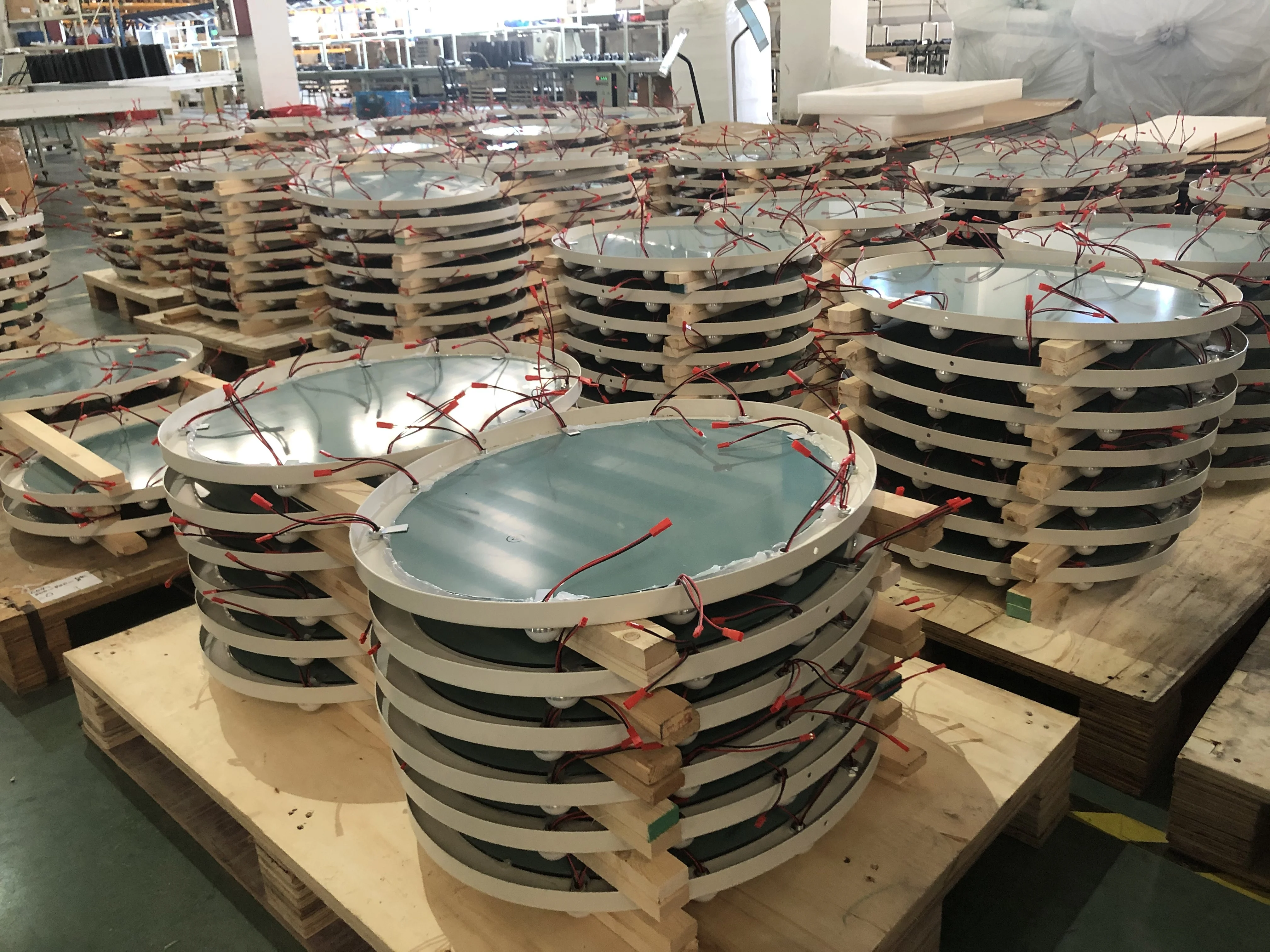 Barber Shop Beauty Salon Station Framed Light Up Makeup Vanity Hollywood  Mirror With Led Bulbs