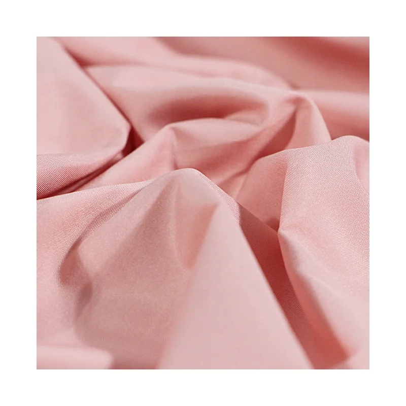 High Density Super Thin 30D 400T Polyester Pongee Fabric Breathable 100% Polyester Fabric For Down Feather Jacket