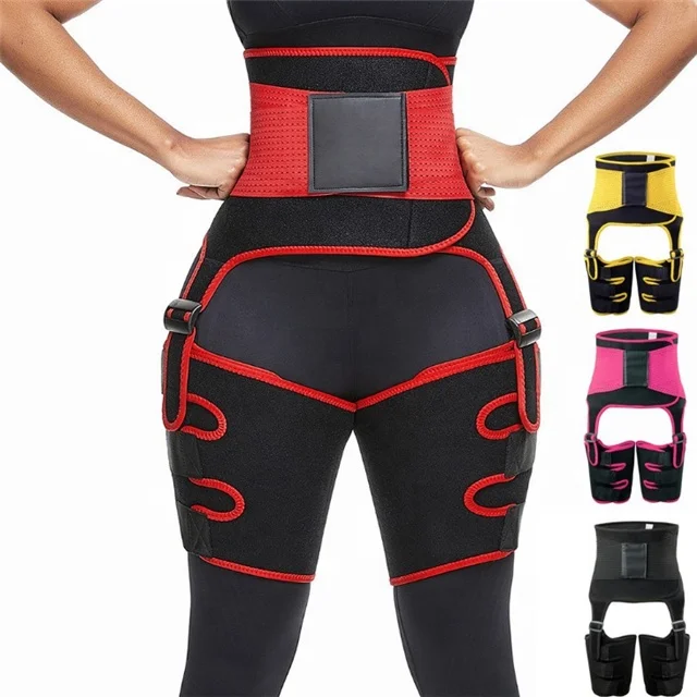 Realsin Women Waist Trainer Compression Fitness Workout Fat Burning Butt Liftter Thigh and Waist Trimmer Shaper