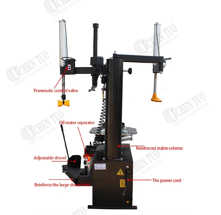 12-24 Inch Popular Mobile Tire Changers Machine Car Tyre Changer Used in Car Tire Work Shop