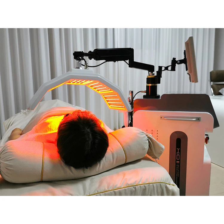 Facial Lamp Red Light Infrared Therapy Led PDT Led Light Therapy microdermabrasion Oxygen PDT