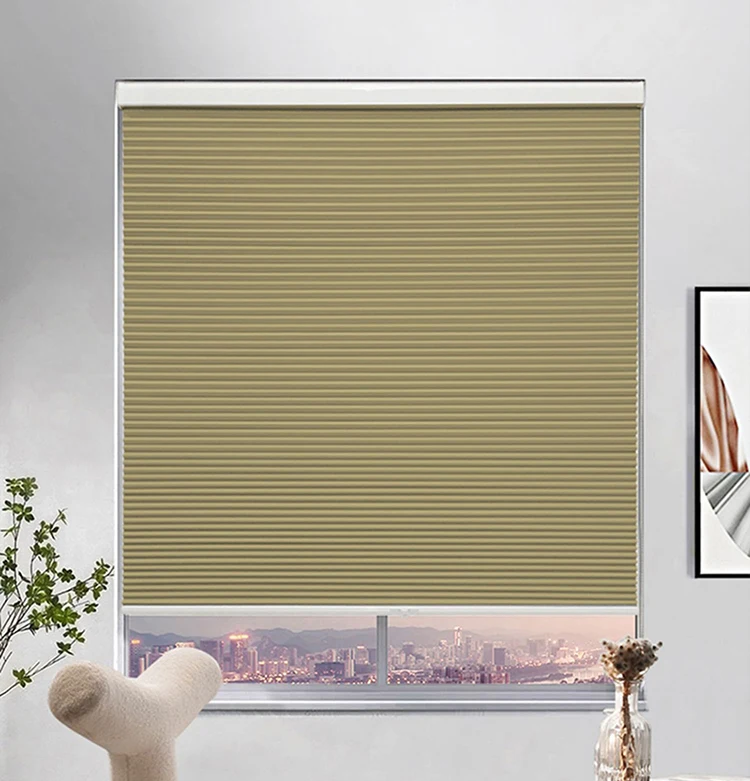 Manufacturer High Quality Modern Cordless Cellular Fabric Honeycomb Blinds No Drill Motorized Honeycomb Blinds